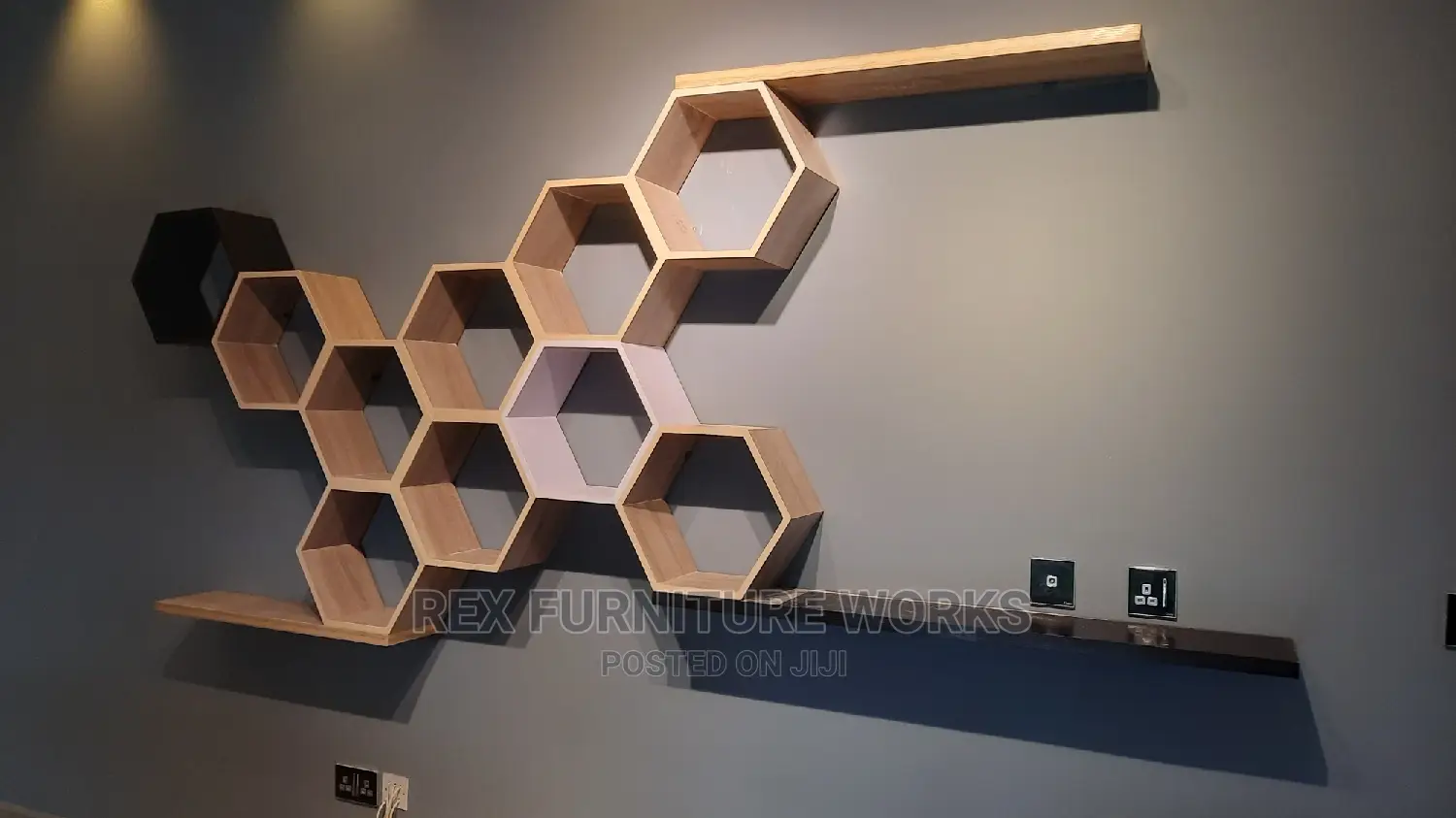 Hexagonal Tv Unit
