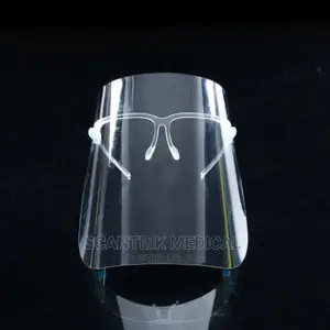 Face Shield With Goggles Transparent Safety Plastic