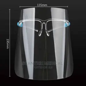 Face Shield Wearing Glasses Frame Transparent Safety Goggle