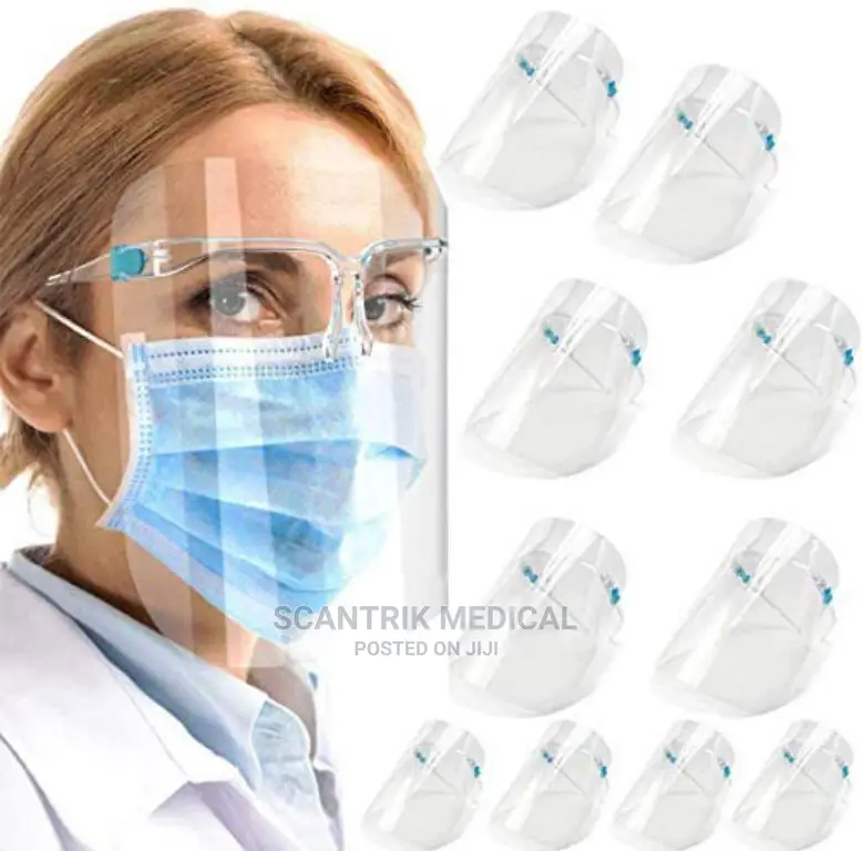 High Quality Protective Face Shield Eye Glasses Reusable