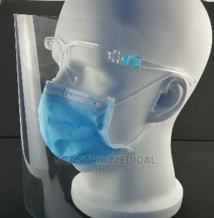 Protective Eyeglass Frame Face Shield