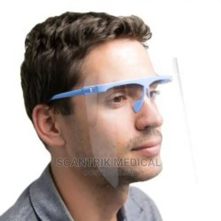 Face Shield Mask With Glasses Frame