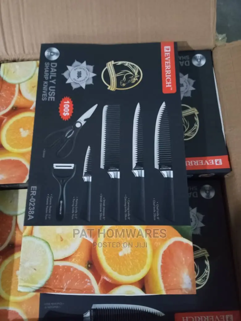 Everrich 6pcs Knife Set Comparises
