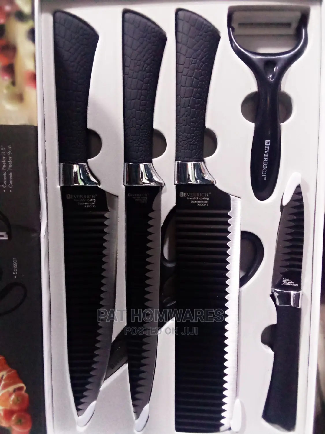 Everrich 6pcs Knife Set Comparises