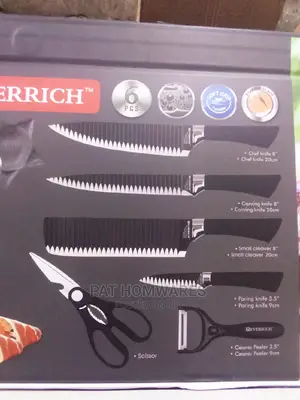 Everrich 6pcs Knife Set Comparises