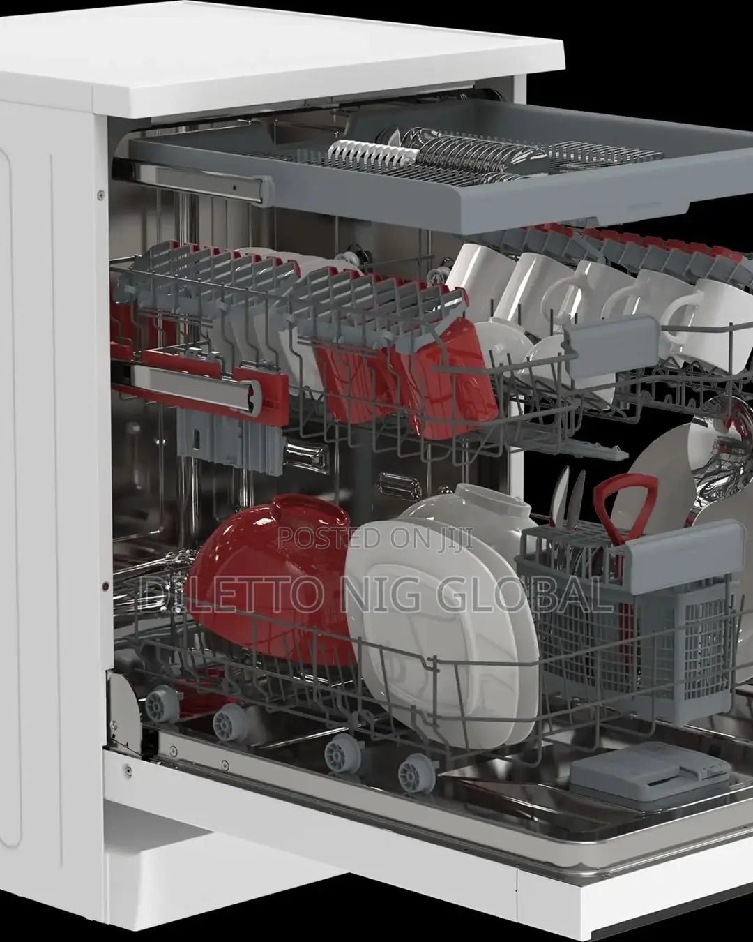 Sharp QW-NA31F45EWO-EN Standard Dishwasher