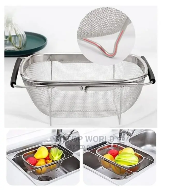 Expandable Stainless Steel Sieve