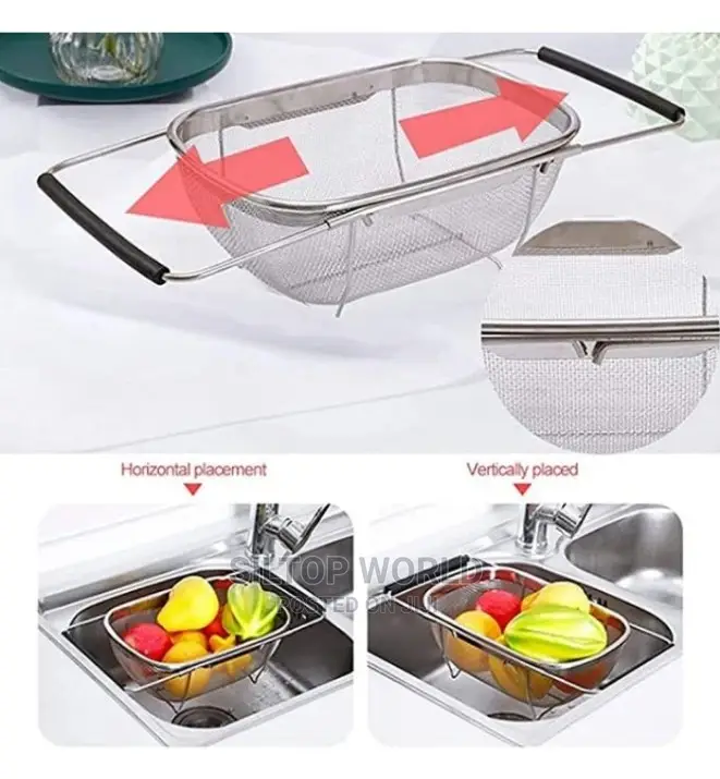 Expandable Stainless Steel Sieve