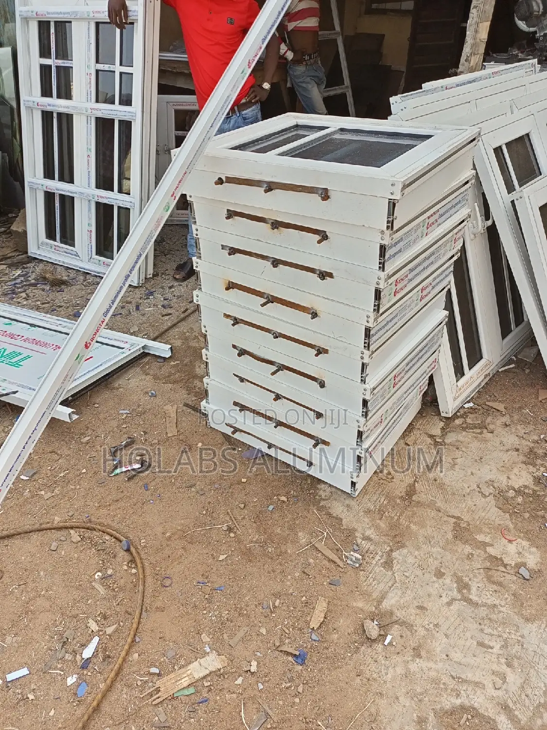 Casement Windows With Blue 5mmglass