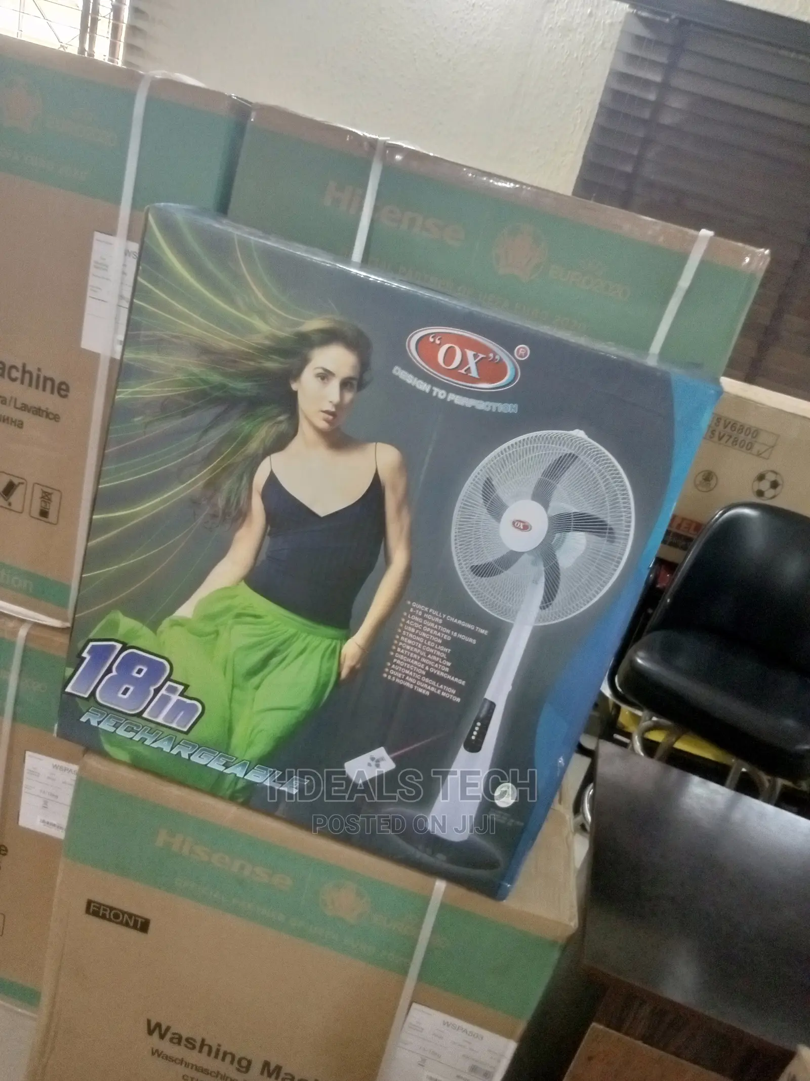 Ox Rechargeable Standing Fan
