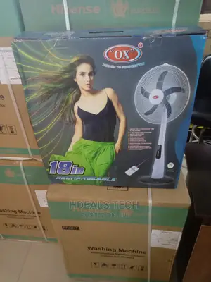 Rechargeable Ox 18 Inch Standing Fan