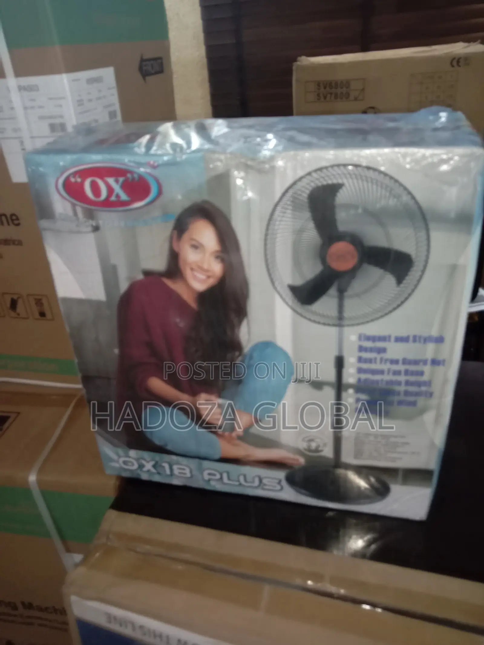 OX 18'' Inch Non-Rechargeable Standing Fan