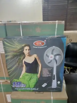 Ox 18 Inch Rechargeable Standing Fan