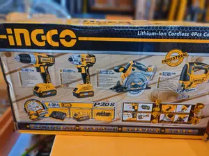 Lithium-Ion Cordless 4pcs Combo Kit