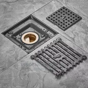 Black Heavy Guage Floor Drain