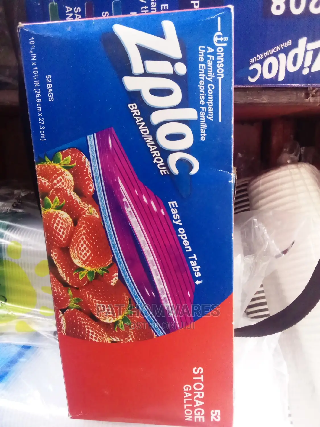 Ziploc Freezer Quart 54 Count