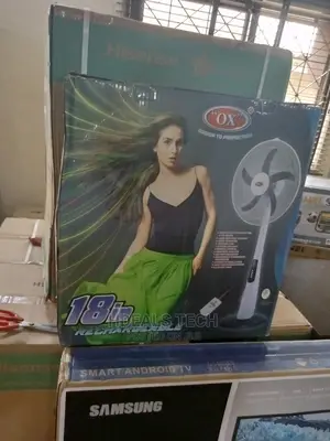 OX 18 Inches Rechargeable Standing Fan