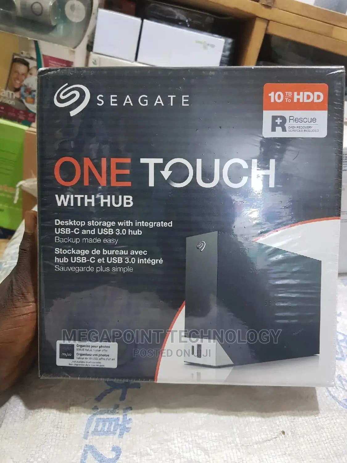 Seagate One Touch 10tb External HDD