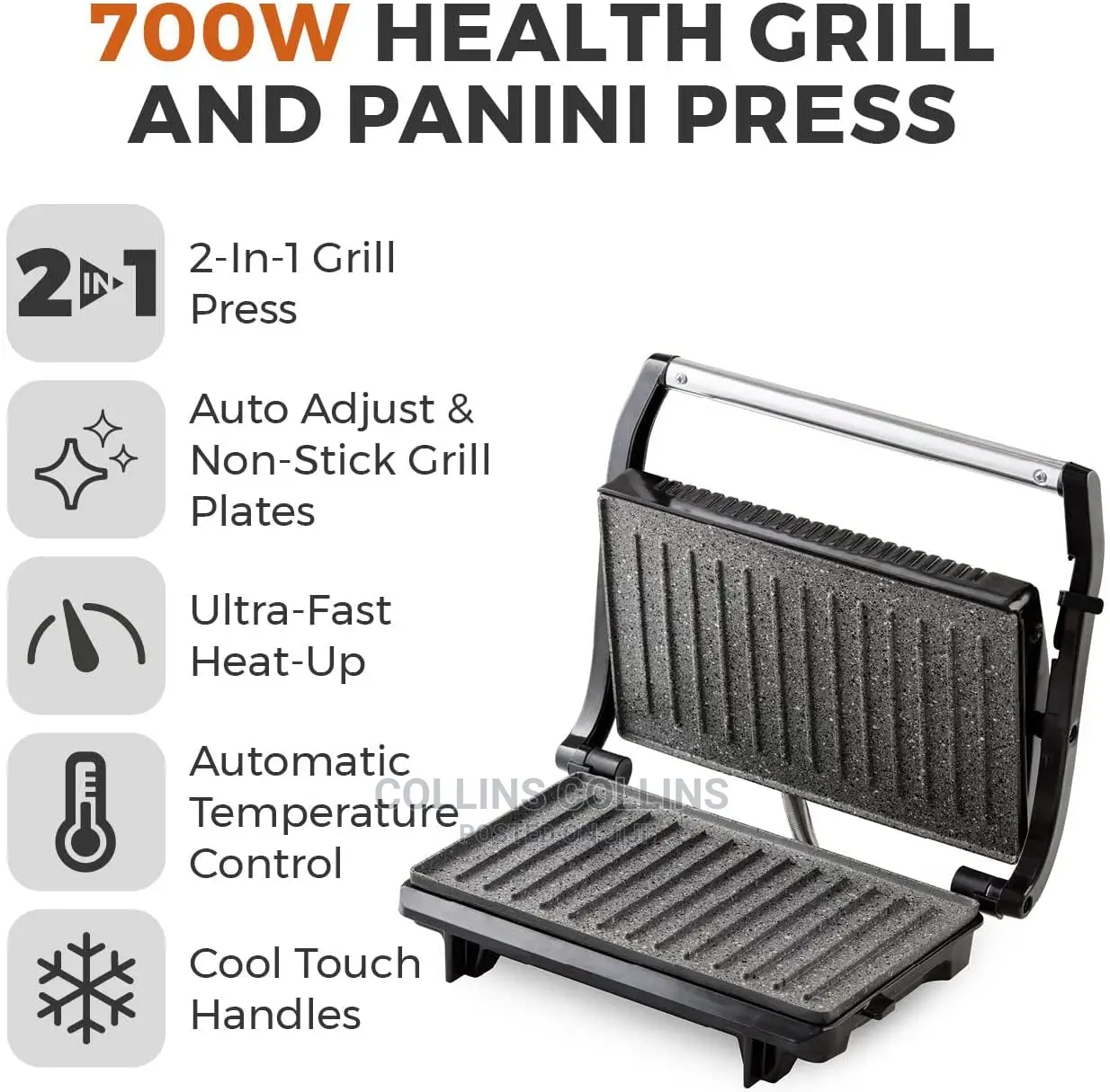 Tower Health Grill and Panini Press