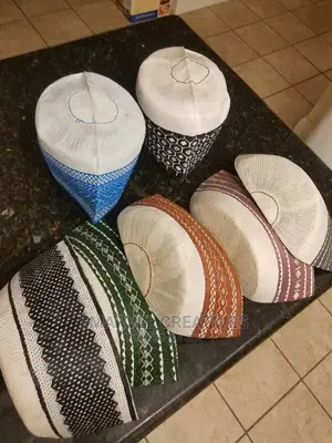 Hand Weaved Hat/Alhaji Cap/ Men Cap/ Hausa Cap