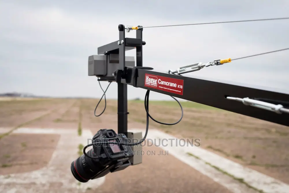 Camera Crane Jib With Pro Pan Tilt Power Head + Operator - Dotby ...