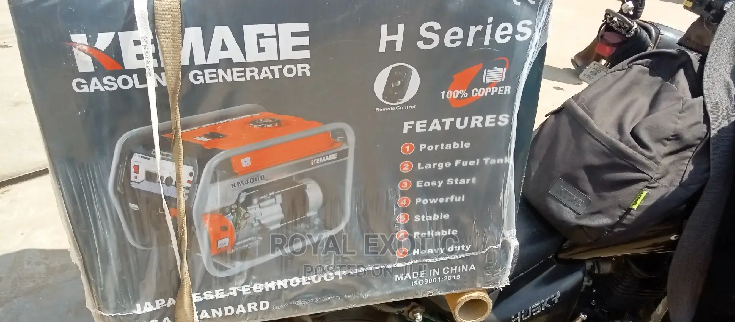 5.5kva Original Kemage Generator With Key Starter and Remote