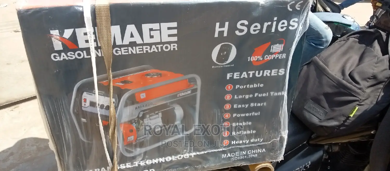 5.5kva Original Kemage Generator With Key Starter and Remote