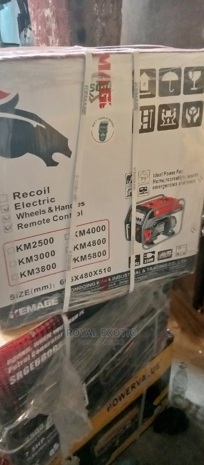 5.5kva Original Kemage Generator With Key Starter and Remote