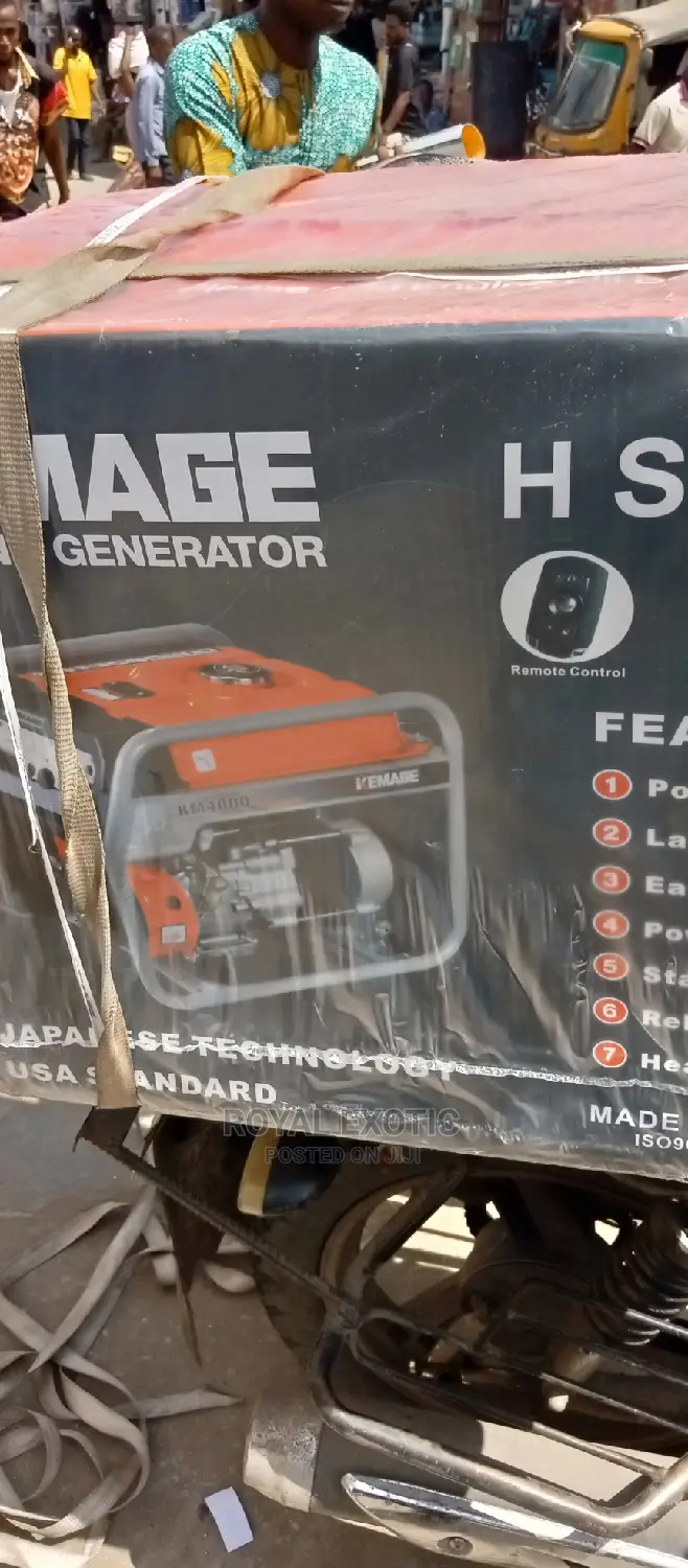 5.5kva Original Kemage Generator With Key Starter and Remote