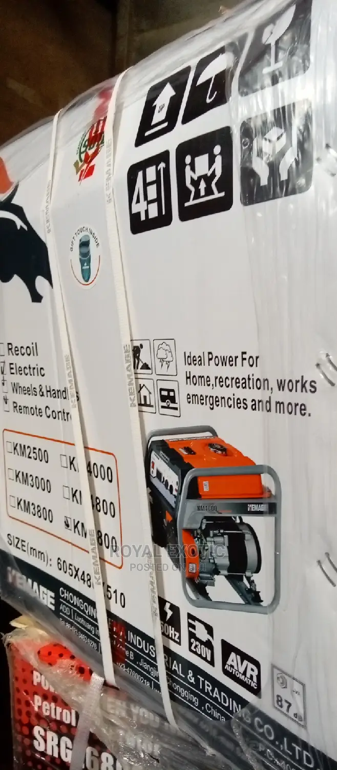 5.5kva Original Kemage Generator With Key Starter and Remote
