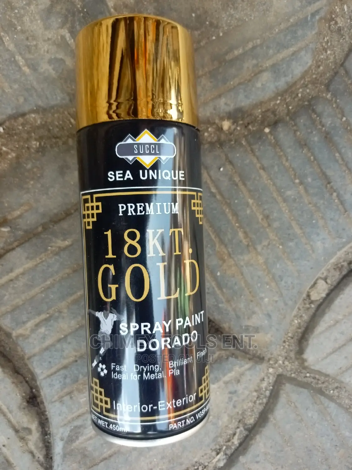Hand Spray Paint 18kt Gold