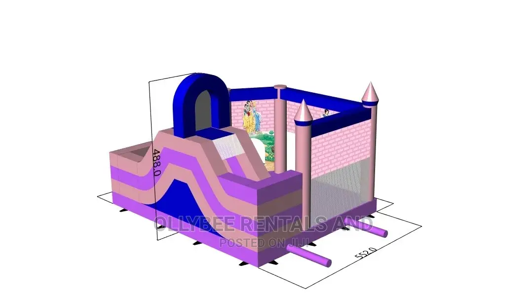 Princess Themed Combo Bouncy Castle