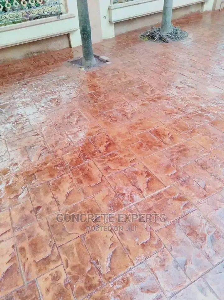 Tiled Concrete Stamping Floor