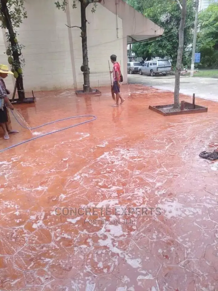 Tiled Concrete Stamping Floor