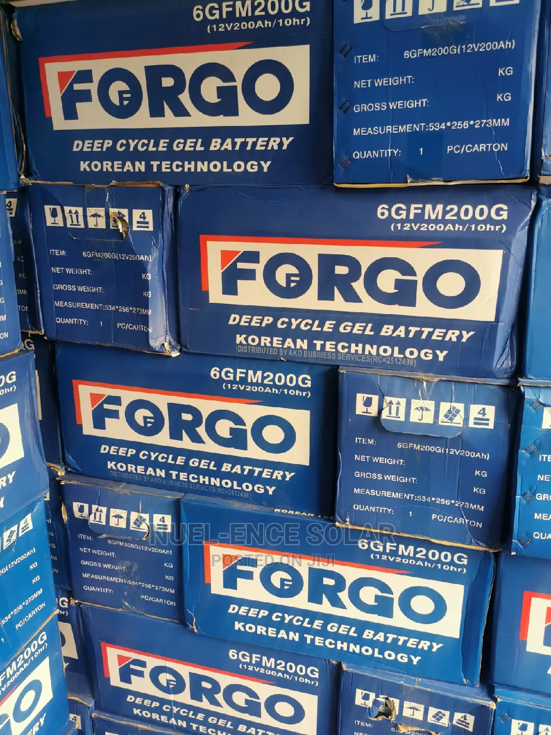 12v 200ah Forgo Battery