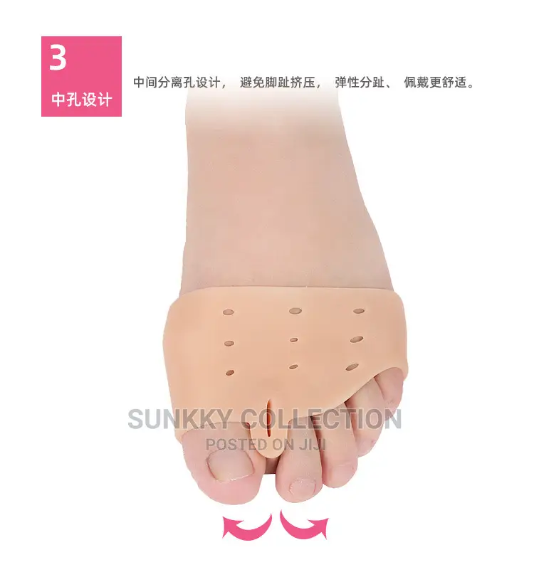 Silicone Forefoot Protection Pad Valgus Corrector Toe Spacer