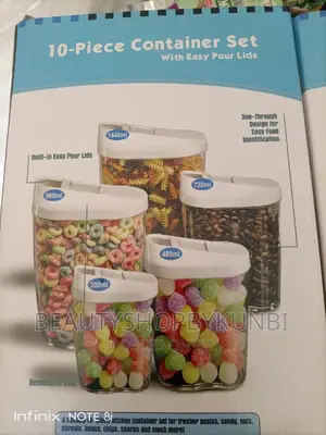 10 Pieces Set Storage Containers