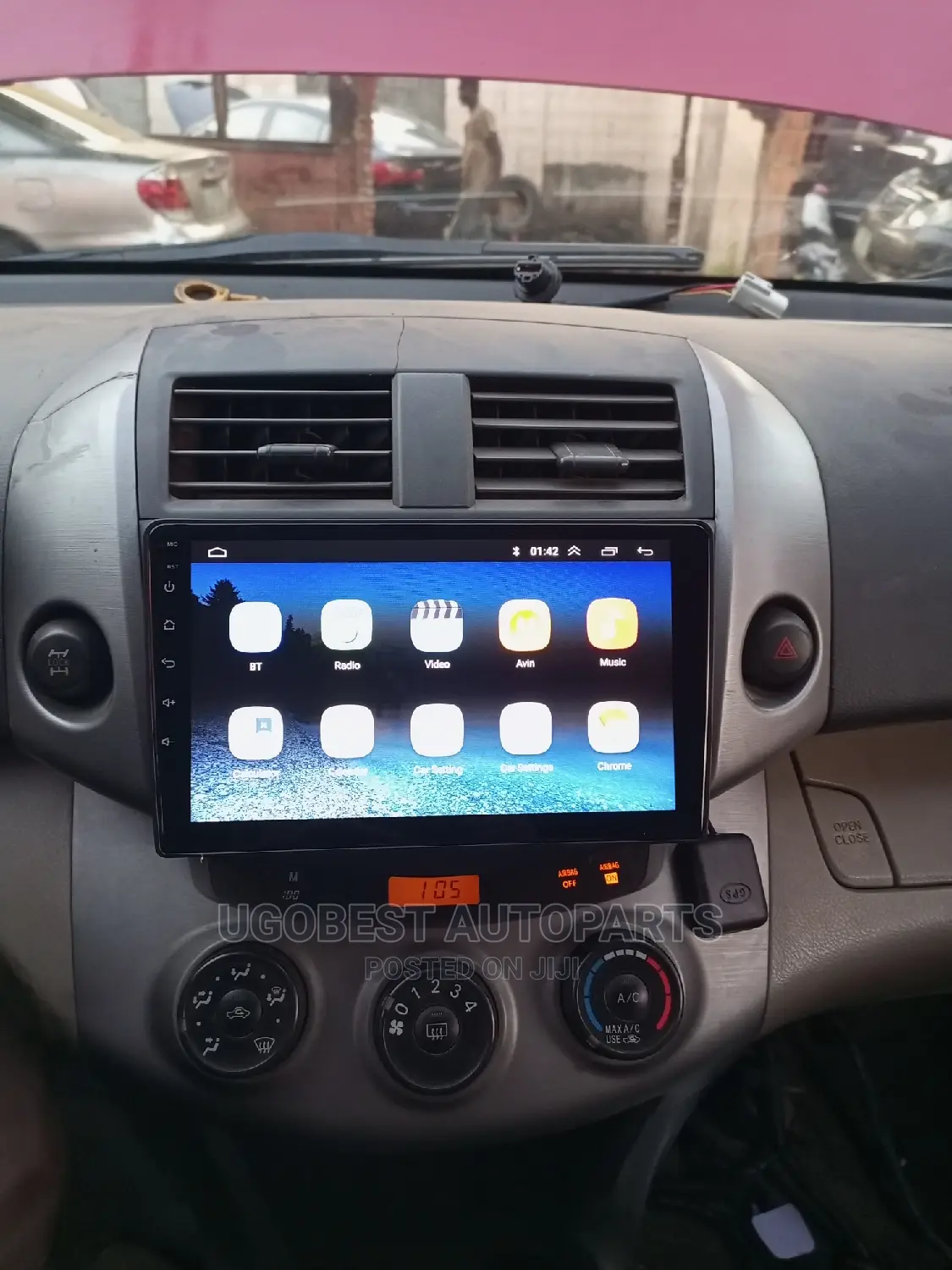Rav4 Android Screen for (2007/2010) Model With GPS Map
