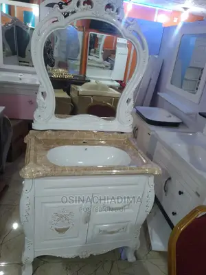 Quality Marble Top Cabinet