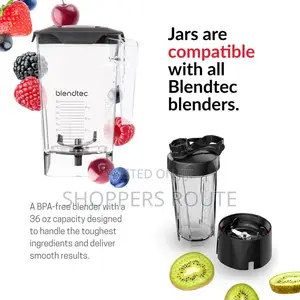 Blendtec Designer 650 With Wildside Jar GO Travel Bottle