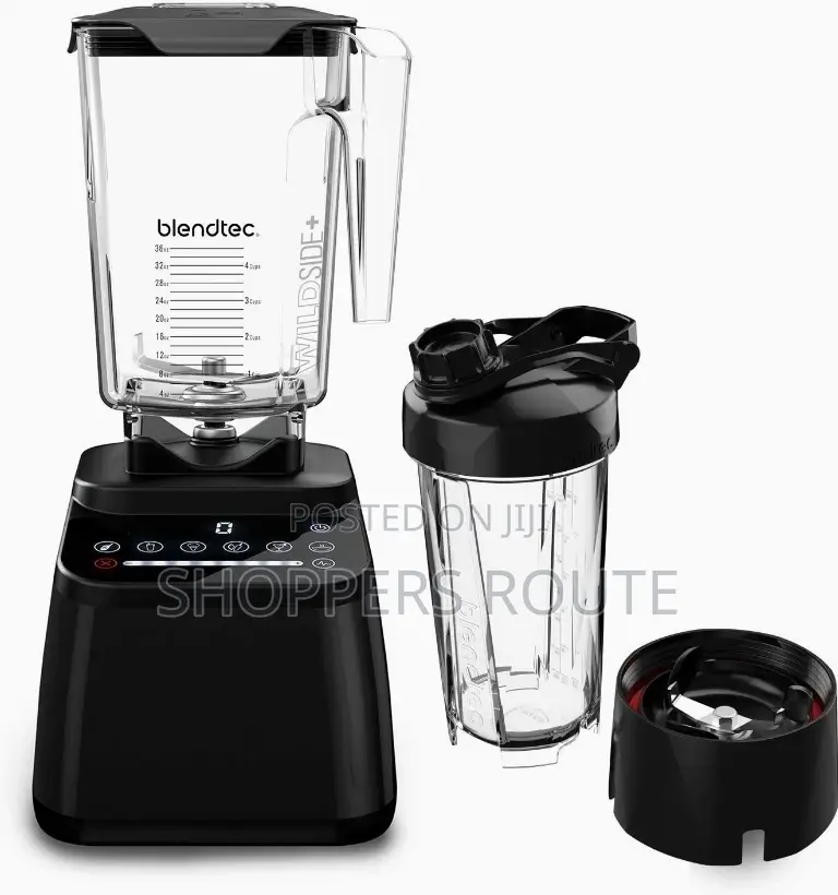 Blendtec Designer 650 With Wildside+ Jar GO Travel Bottle