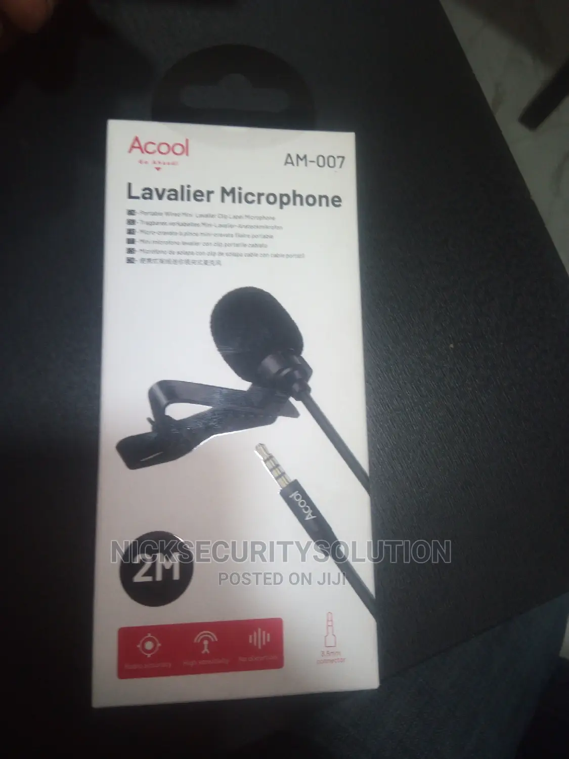 Lavalier Lapel Microphone for Mobile Phones
