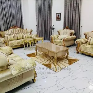 New 7 Seaters Upholstery Fabric Sofa Chair