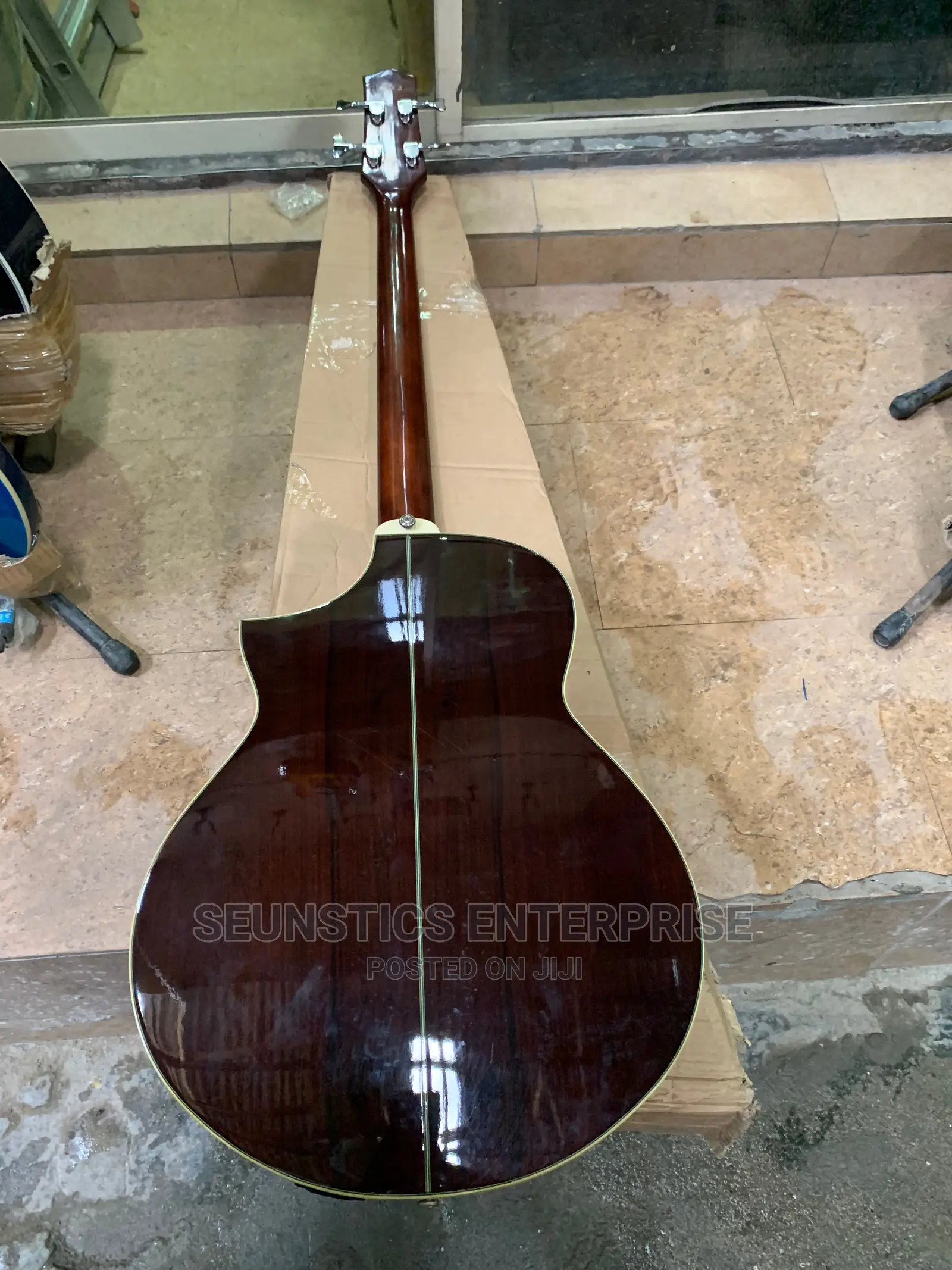 Quality Ibanez Four String Electro Acoustic Guitar