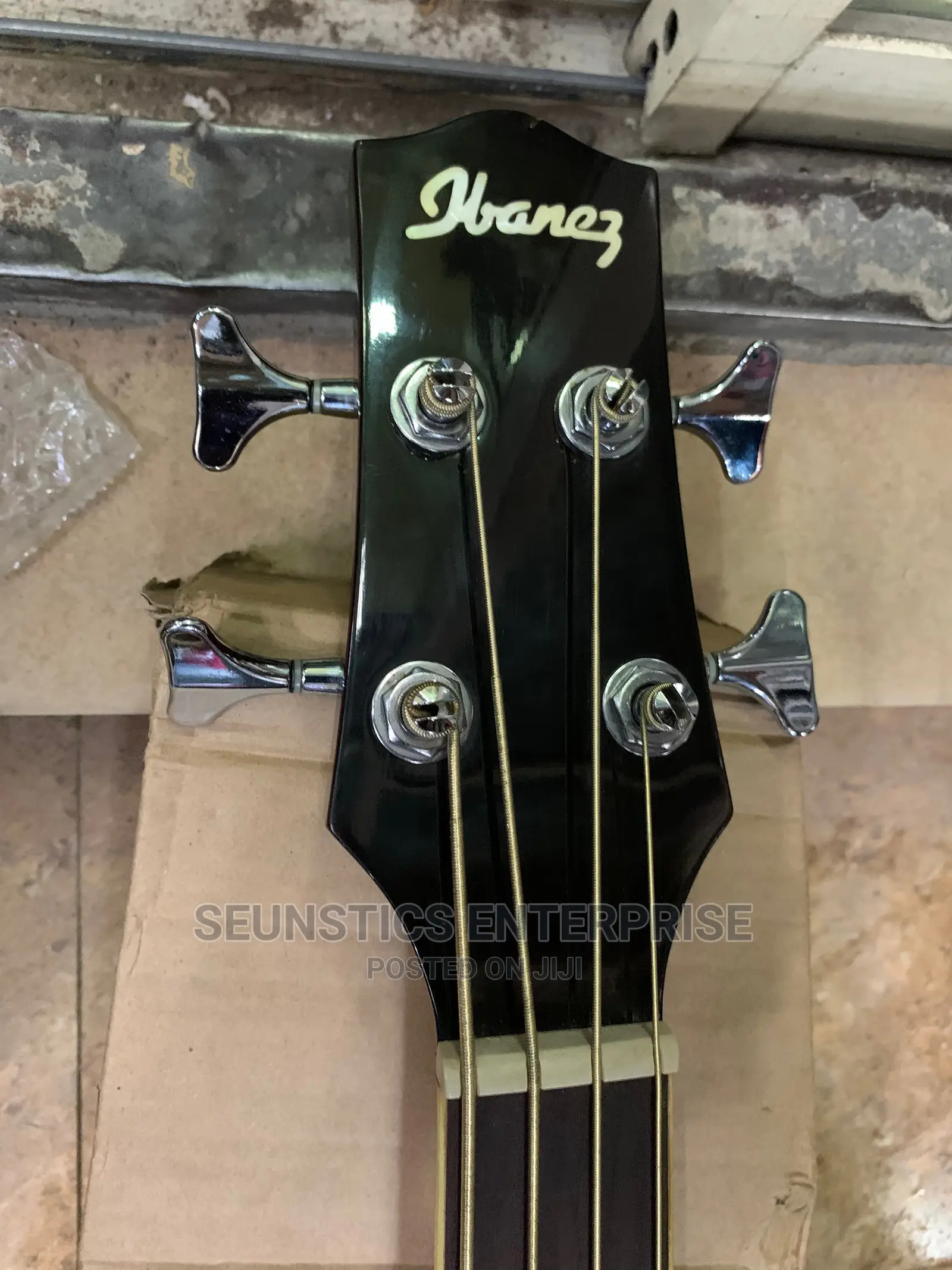 Quality Ibanez Four String Electro Acoustic Guitar