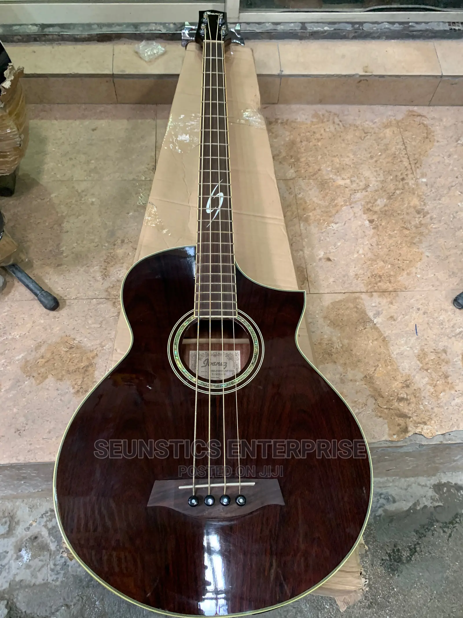 Quality Ibanez Four String Electro Acoustic Guitar