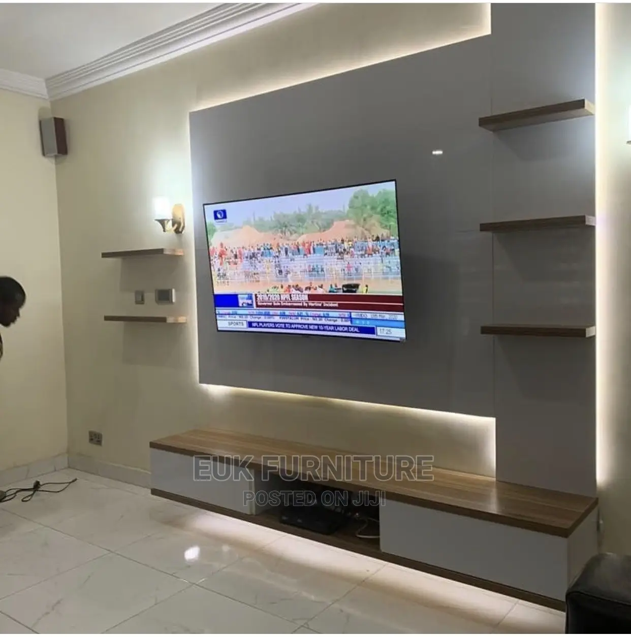 Beautiful Tv Console ( Depending on the Size )