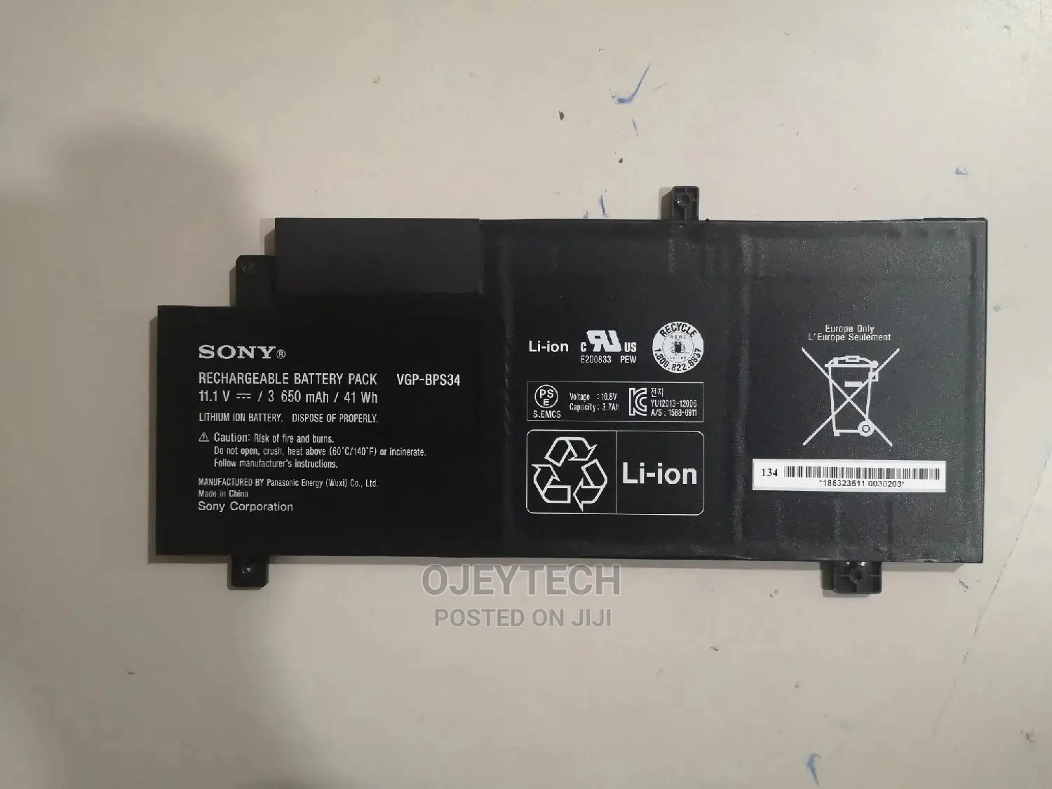Sony VGP - Bps34 Battery