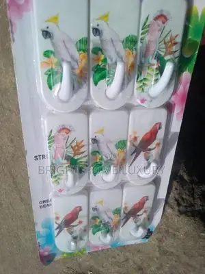 9pcs Sticky Wall Mount Hook