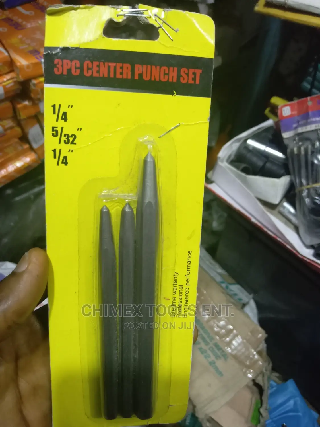 Center Puch Set Chisel